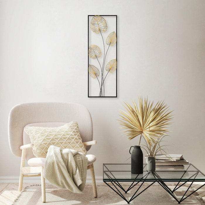 Wallity Strawberry Escultura de pared de metal Multicolor